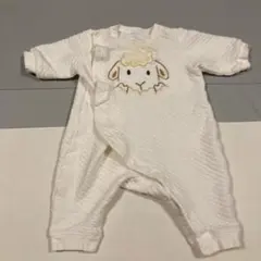 ユニクロ　キルトカバーオール　70cm ひつじ