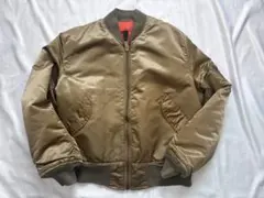 【希少】90s USA 製 コリンス MA-1 フライトジャケット ゴールド M