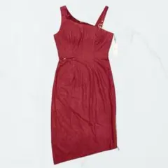 [ディアバイローブドフルール]DE3605 キャバドレス ワインレッド M