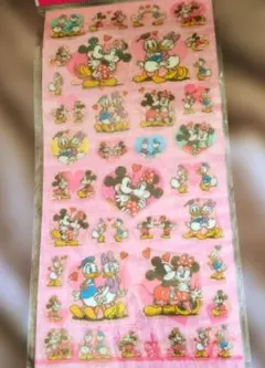 ディズニー　シール　ミッキー　ミニー　ドナルド　デイジー　ミキミニ　ドナデジ