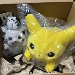 ポケモン はじまりのピカチュウ＆おかえり！ピカチュウ ぬいぐるみ マスコット