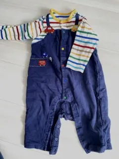 ミキハウス 80 ロンパース・カバーオール