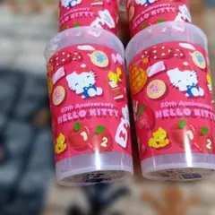 ハローキティ 50周年記念カップ 450ml　５個セットのサムネイル