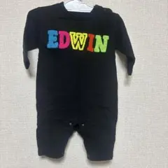 EDWIN ベビー ロンパース カバーオール ブラックのサムネイル