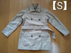 ノースフェイスはっ水ハーフコートベルト付き☆レディス【S】グレーのサムネイル