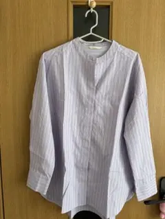 BEAMS HEART バンドカラー ストライプシャツのサムネイル