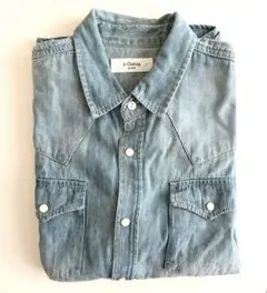 A-Clothing デニムシャツ Mサイズ ライトブルー