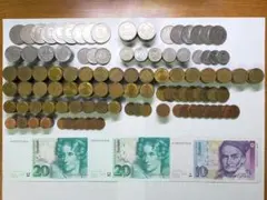 最終値下げ】イギリス 旧紙幣 20ポンド×4 10ポンド×1 硬貨セット