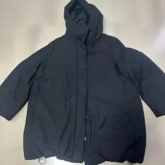 レディース　ユニクロ ハイブリッド　ダウンコート ブラック XXL 大きい