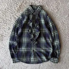 ラルフローレンラグビー フリルシャツ 0 チェック