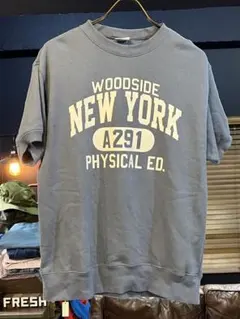 レア！チャンピオン　Champion M スウェット　トレーナー　グレー　水色