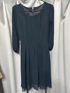 リフレクト ネイビー フォーマル ワンピース　M