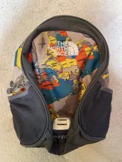 ノースフェイス　キッズ　リュック　ホームスライス　アトラスサンド　地図
