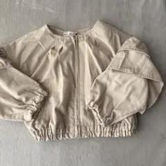 branshes ベージュ フリルジャケット 100cm