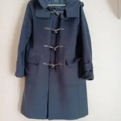 nano・universe ロング　ダッフルコート36サイズ　ネイビー