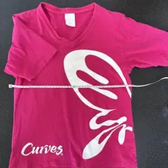 Curves 半袖Tシャツ ピンク SAサイズ