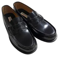 未使用品　HARUTA ローファー　黒　25cm EEE 合皮