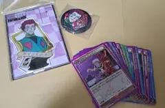 少年ジャンプ HUNTER × HUNTER ヒソカ 缶バッジ アクスタ セット