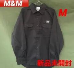 M&M ワークシャツ ブラック M 新品未開封 正規品のサムネイル