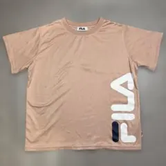 FILA ビッグロゴ ドライTシャツ LL ピンクのサムネイル