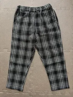 プティマイン　チェックテーパードパンツ　110㎝