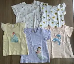 アンパンマン　プティマイン　アリエル Tシャツ 100cm まとめ売り　女の子