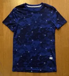 ジースター　Tシャツ　ブルーカモ柄　XS
