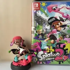 Splatoon 2とamiibo ガール【ネオンピンク】 のセット