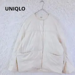 UNIQLO ユニクロ ライトダウンジャケット 노칼라