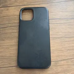 iPhone12用　純正レザーケース