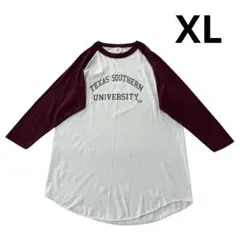 00s AUGUSTA ラグランスリーブ Tシャツ XL 白 7分袖 TEXASのサムネイル