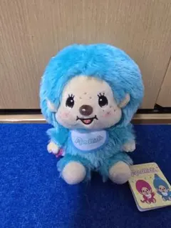 モンチッチ　ぽってりお手玉ぬいぐるみ　ブルー