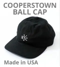 COOPERSTOWN BALL CAP クーパーズタウンボールキャップ 黒