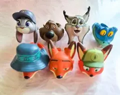 未使用 ＊ ズートピア ファッションリング 7点セット