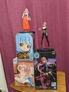 転すらフィギュアまとめ売り　新品3体、中古２体