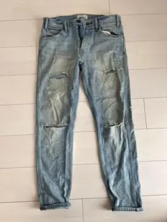 Fire Service ダメージ加工 デニムパンツ 28のサムネイル
