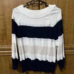 【最終値下げ】ボーダー　トップス　【週末までに売れなければ捨てます】