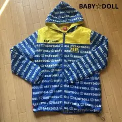 BABYDOLL ナイロンジャケット 青/黄色