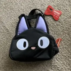 魔女の宅急便　スエット素材バッグ　ジジ　黒猫　くろねこ　クロネコ