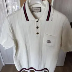 GUCCI ニットポロシャツ
