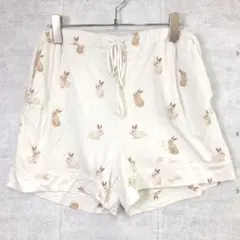 gelato pique ウサギ柄 ショートパンツ ルームウェア パジャマ