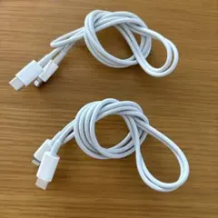 【新品・正規品】Lightningケーブル 2本セット　タイプC