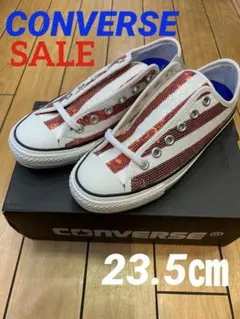 ✨新品✨コンバース オールスター 100 スパンコール　USF ストライプ