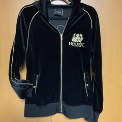 値下/HYSTERIC GLAMOUR ベロア フード付きジップアップ