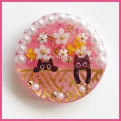 No.2664ハンドメイド ヘアゴム レジン ドライフラワー - メルカリ
