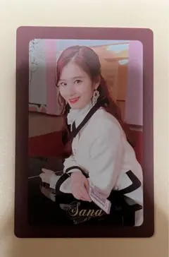 TWICEサナ　トレカ　the year of yes