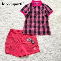 le coq sportif ゴルフウェア レディース セットアップ ピンク M