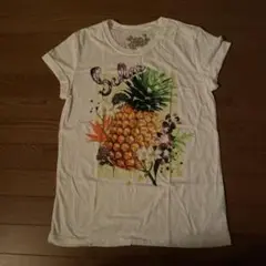 scolar ロングTシャツ パイナップル