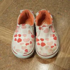 VANS スリッポン スニーカー  ハート  16センチ