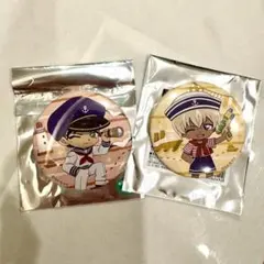 名探偵コナン カフェ マリン　安室透 赤井秀一 缶バッジ2点セット